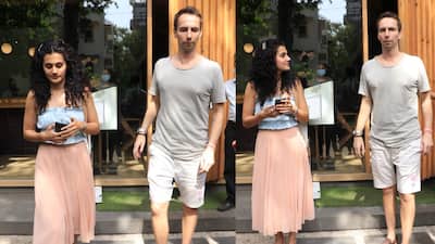 Taapsee Pannu goes on a lunch date with BF Mathias Boe