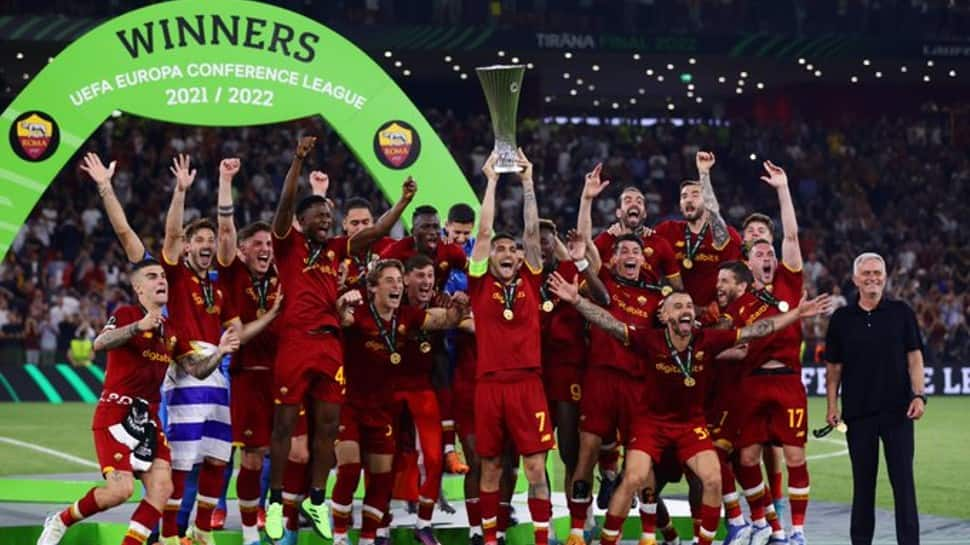 AS Roma win first UEFA Europa conference league title, Jose Mourinho achieves THIS feat