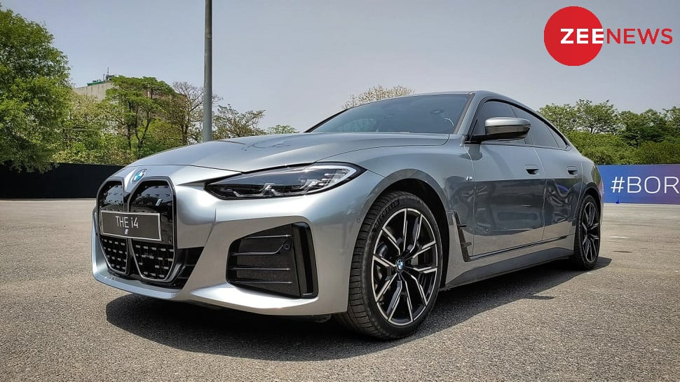 BMW i4 electric sedan with India's best 590 km range launched, priced ...