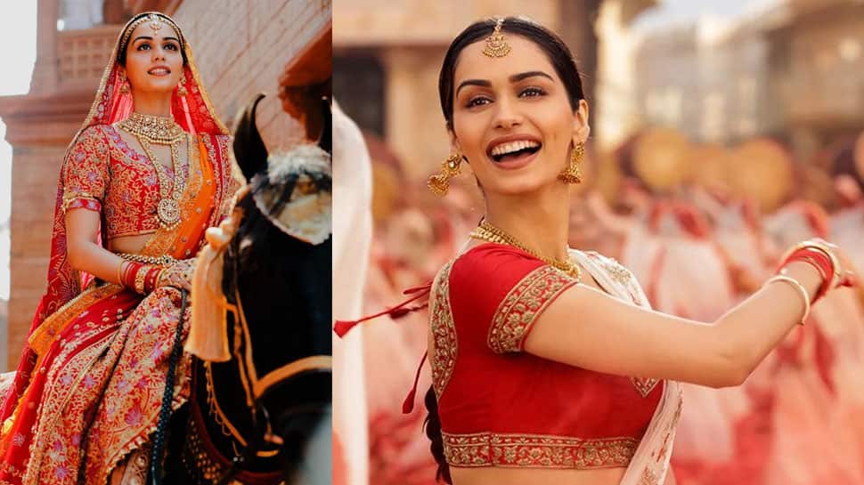 Samrat Prithviraj: 'Sanyogita' Manushi Chhillar took 3 hours to get ready for a wedding scene with 25 people helping her!