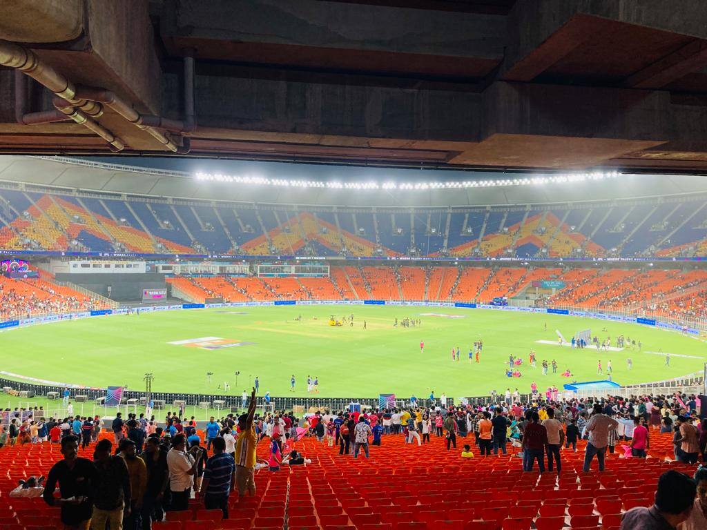 First IPL final at the Narendra Modi stadium First IPL final at the Narendra Modi stadium