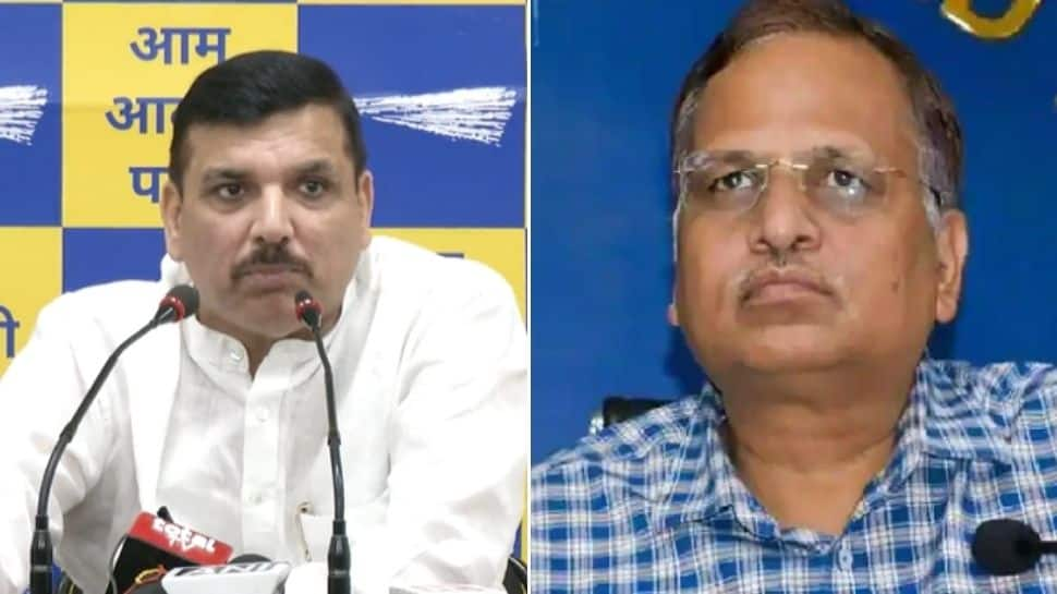 Satyendar Jain arrested by ED in &#039;fake&#039; case: AAP MP Sanjay Singh blames BJP