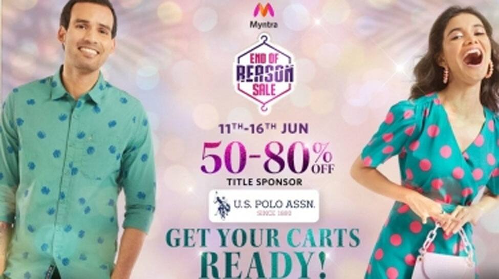 Myntra 'end of reason sale' starting from June 11 --Check deals and offers