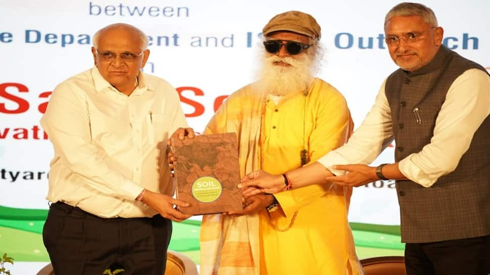 Save Soil Movement: Gujarat becomes first Indian state to sign MoU with Sadhguru&#039;s Isha foundation