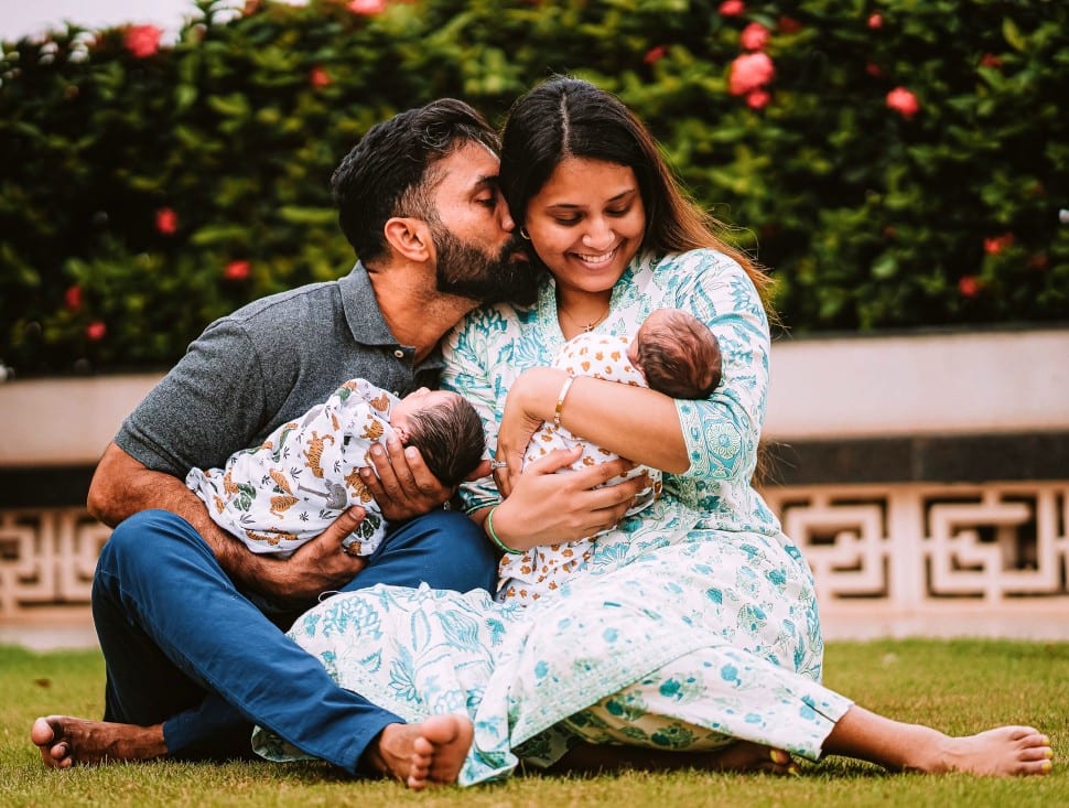 Dinesh Karthik and Dipika Pallikal have twin sons Kabir Pallikal Karthik and Zian Pallikal Karthik. (Source: Twitter)