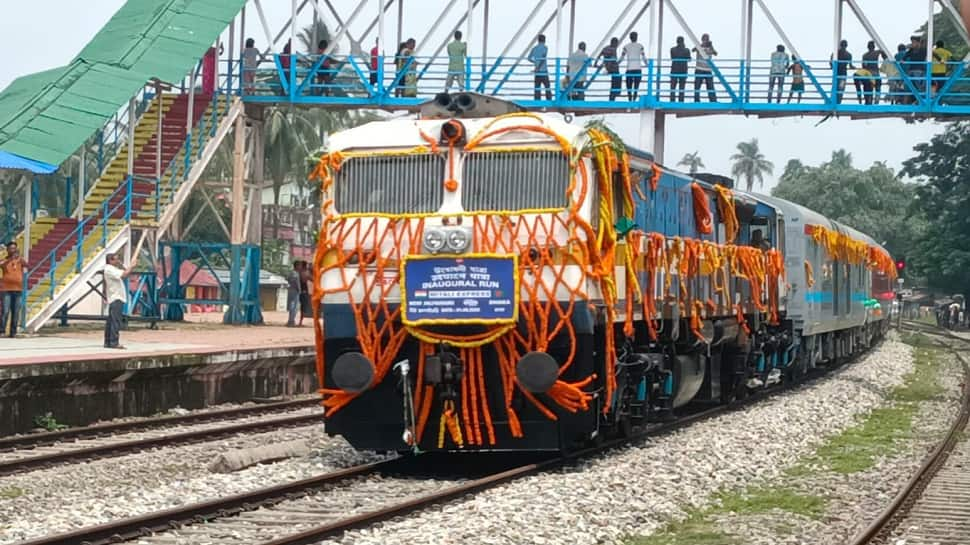 India-Bangladesh ‘Mitali Express’ train flagged off between New Jalpaiguri and Dhaka railway stations