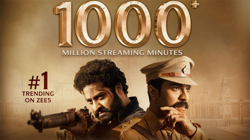 SS Rajamouli&#039;s period drama RRR gets a thunderous response, crosses 1000 mn streaming mins on ZEE5