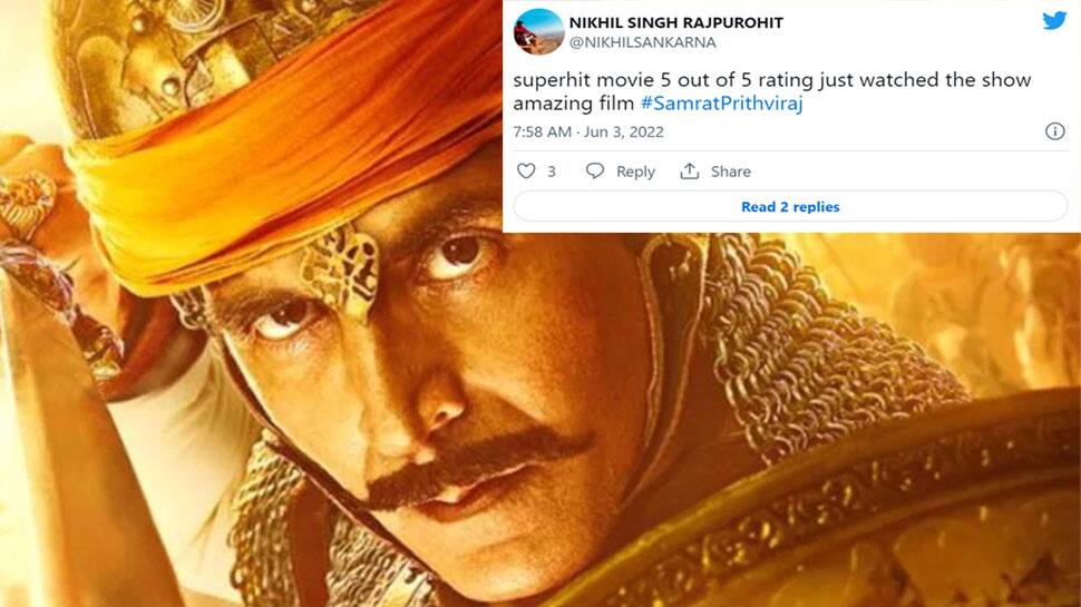 Akshay Kumar's Prithviraj gets 5/5 ratings