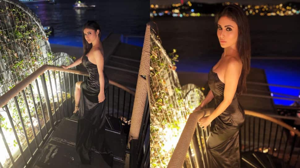 Mouni Roy sizzles in black