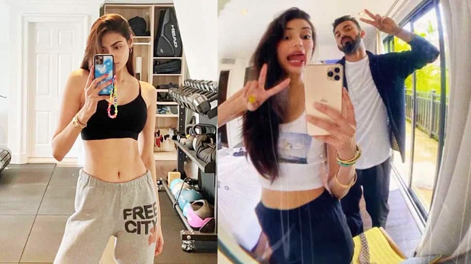When KL Rahul left for Test series in England last year, girlfriend Athiya Shetty accompanied the Team India vice-captain to support him. Although the two did not confirm it, however, photos of the two together sent social media abuzz. (Source: Twitter)