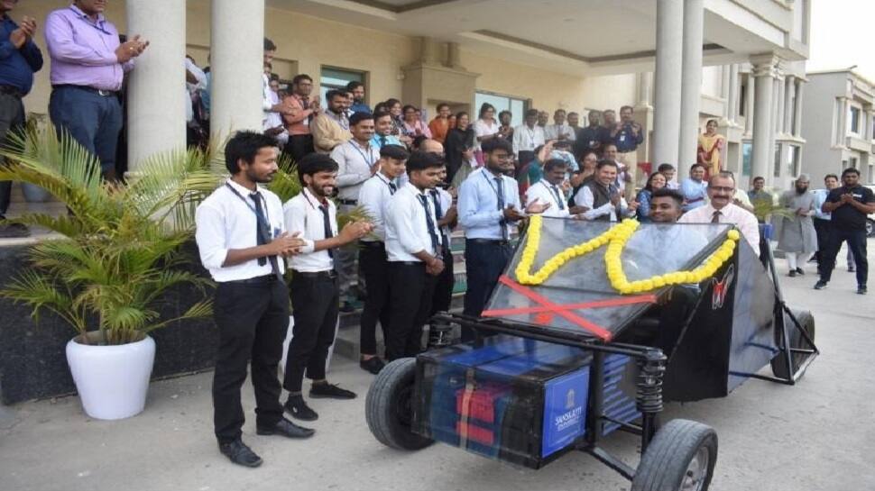 Mathura University engineering students makes EV buggy; does 80 km on a full charge