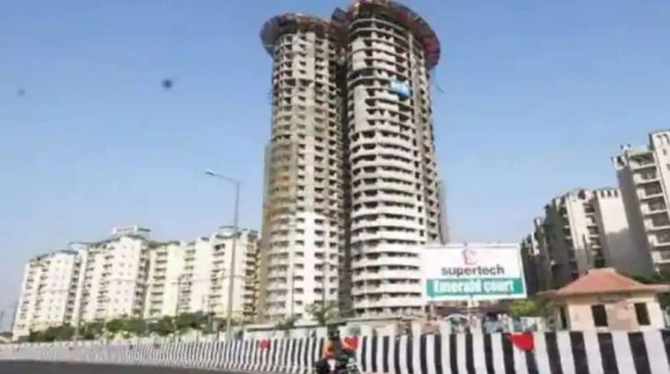 Supertech&#039;s 40-storey twin towers in  Noida demolished on August 21