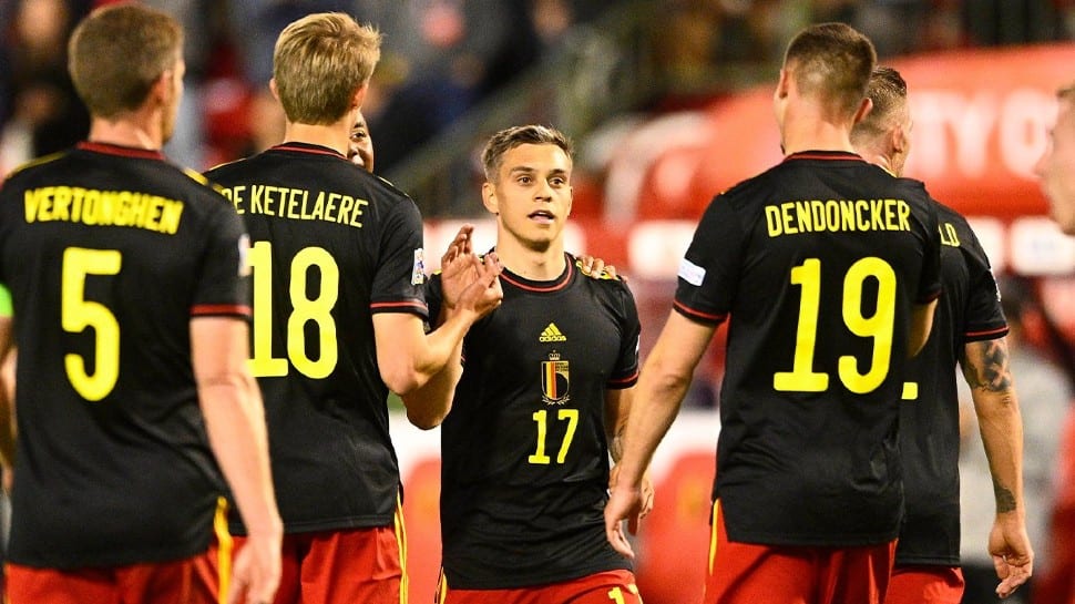 UEFA Nations League: Belgium hammer Robert Lewandowski’s Poland 6-1 after Leandro Trossard double