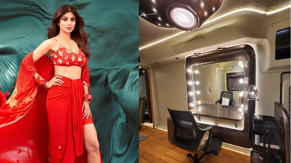 Shilpa X Video Sex - Inside Shilpa Shetty's first-of-its-kind vanity van with a yoga deck, luxe  lounge - IN PICS | Buzz News | Zee News