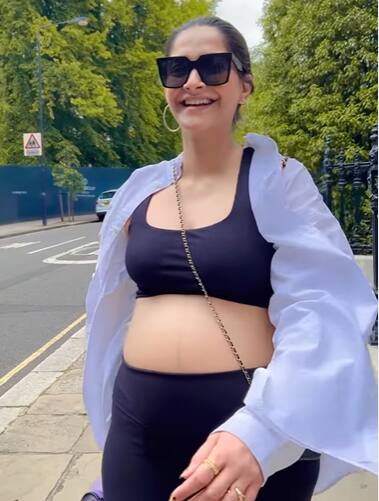 Sonam Kapoor opts for athleisure during pregnancy