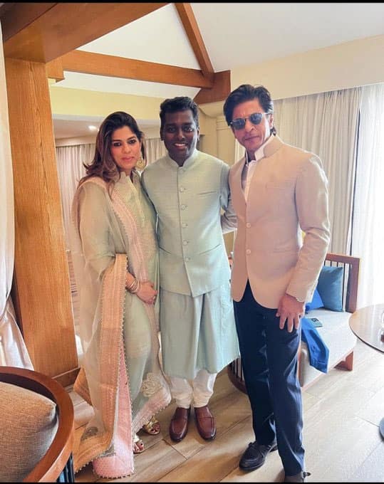 SRK and Atlee at Nayanthara wedding