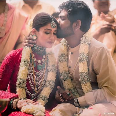 Gorgeous bride Nayanthara and Vignesh Shivan's dreamy wedding photo