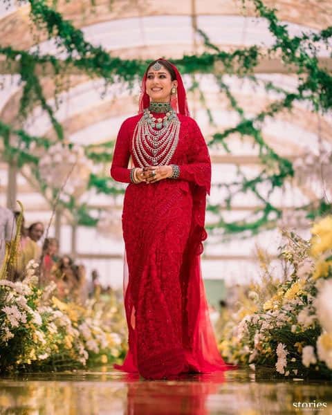 Meet the gorgeous bride - Nayanthara the queen in red!