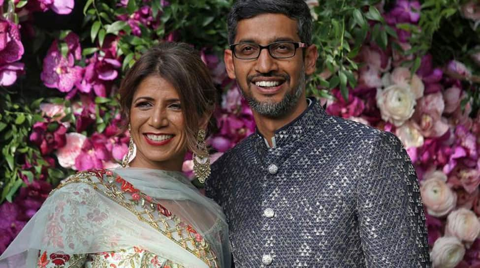 Sundar Pichai married to Anjali Pichai