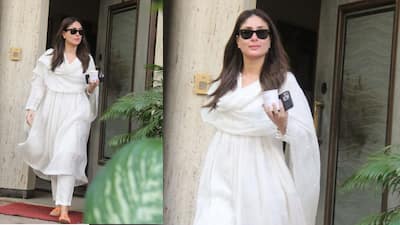 Kareena Kapoor Khan wears white salwar kameez