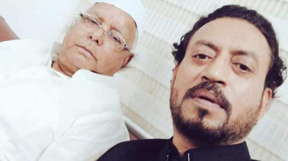 Lalu with Irrfan