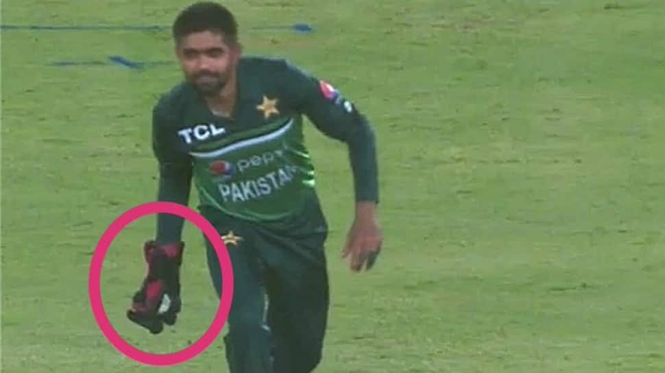 PAK vs WI: Babar Azam&#039;s &#039;ILLEGAL FIELDING&#039; costs Pakistan five runs during 2nd ODI - WATCH