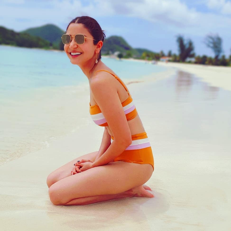 Anushka Sharma's pink and orange bikini is absolutely gorgeous