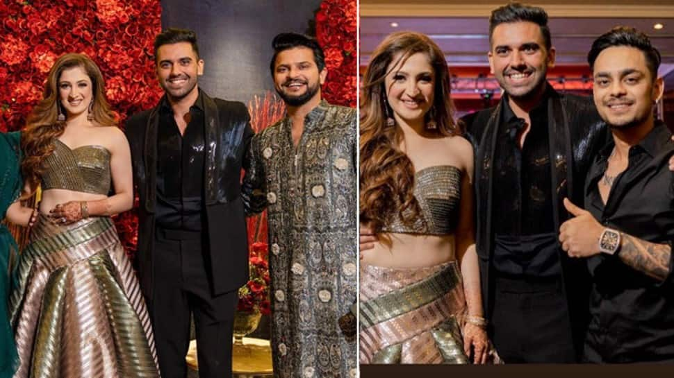 Deepak Chahar&#039;s reception: Suresh Raina, Ishan Kishan burn dance floor with their crazy moves - watch VIRAL video