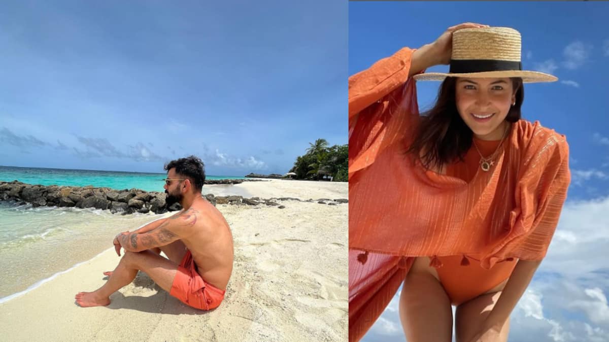 Virat Kohli goes shirtless, Anushka Sharma sizzles in bikini - take a look  at star couples sea-side vacation | Cricket News | Zee News, image size:1200x674
