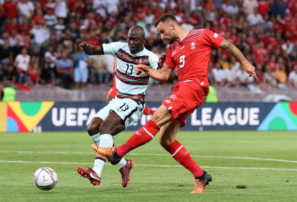 Action from UEFA Nations League football match between Switzerland and Portugal. Portugal unbeaten so far in this year's competition, were without the rested Cristiano Ronaldo, Joao Moutinho and Raphael Guerreiro who did not travel with the rest of the squad. (Photo: Reuters)