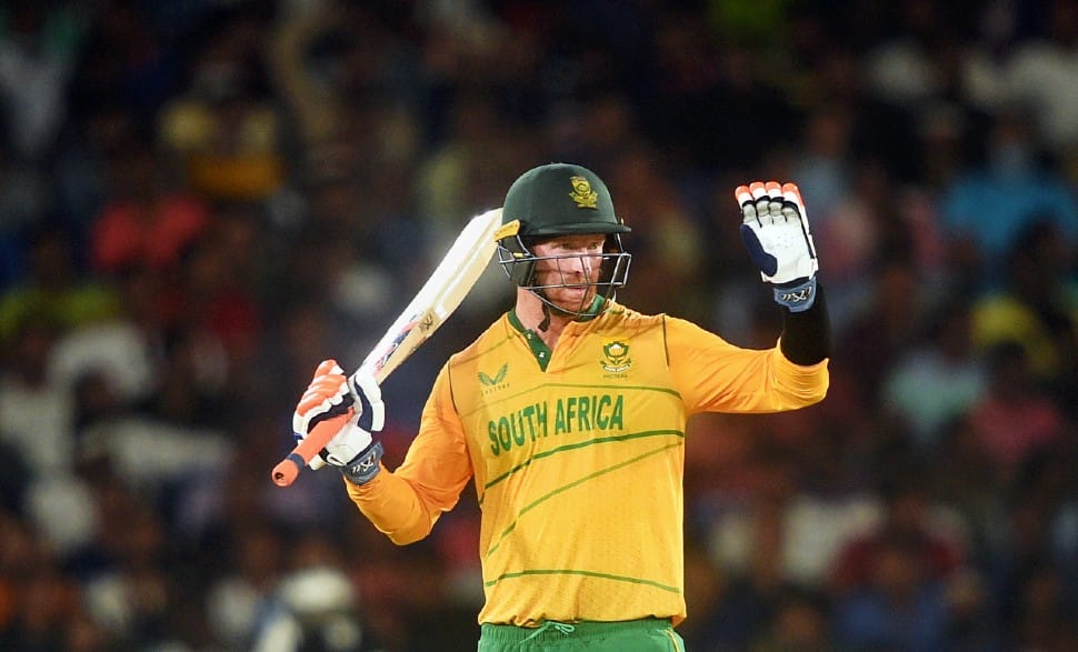 South Africa batter Heinrich Klaasen broke Quinton de Kock's record of the highest individual score against India in T20Is, who had scored an unbeaten 79 in Bengaluru in 2019. (Photo: PTI)