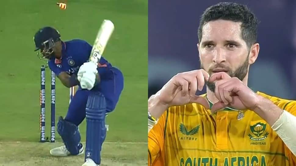 India vs SA 2nd T20: Wayne Parnell’s unique celebration after dismissing Hardik Pandya goes viral