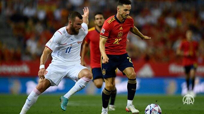 Spain enjoyed a total of 73% of ball possession and kept on asking questions. In the 75th minute, Gavi stole the ball and raced past two opposing players before passing through to Ferran Torres, who crossed to Sarabia, who was waiting unmarked with an empty goal to give Spain the lead. (Image Source: Twitter)