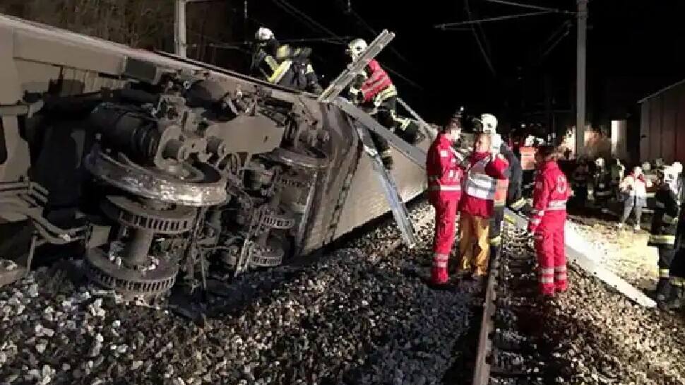 Passenger train collides with locomotive rail in Spain; 22 injured
