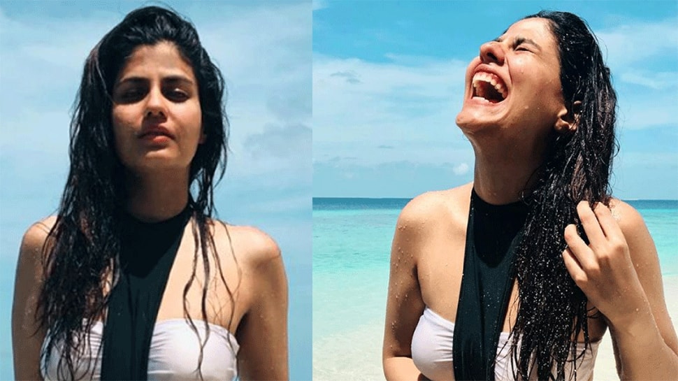 The Family Man actress Shreya Dhanwanthary sizzles on beach in bikini, fans scream &#039;someone stop her&#039; 