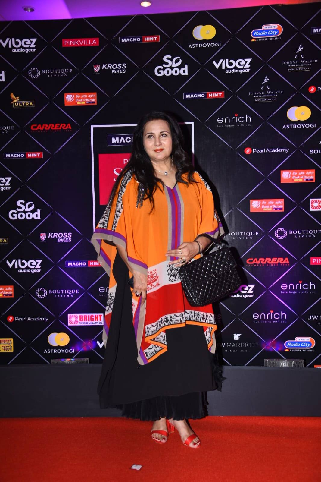 Veteran actress Poonam Dhillon spotted at awards night