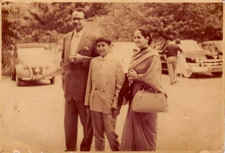 Naveen Patnaik with Biju Patnaik