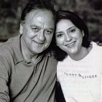 Priya Dutt with Sunil Dutt