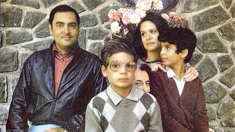 Gandhi family portrait