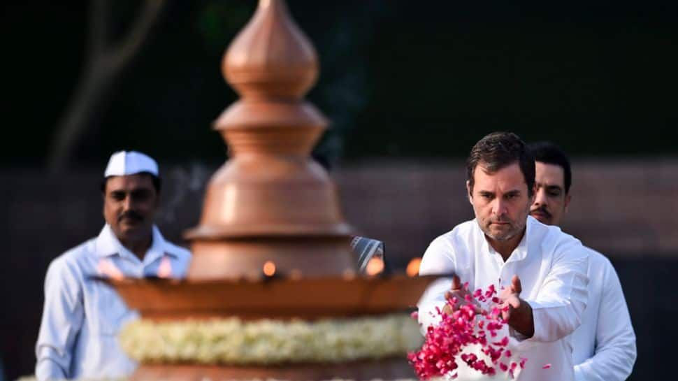 Rahul Gandhi pays tribute to his father