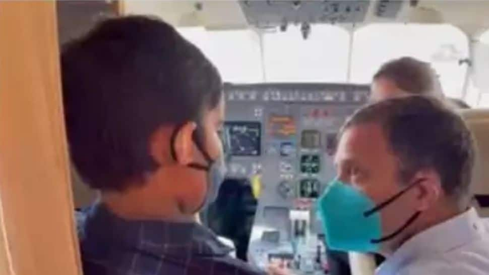 Gandhi takes 9-year-old aspiring pilot on cockpit tour in Kerala