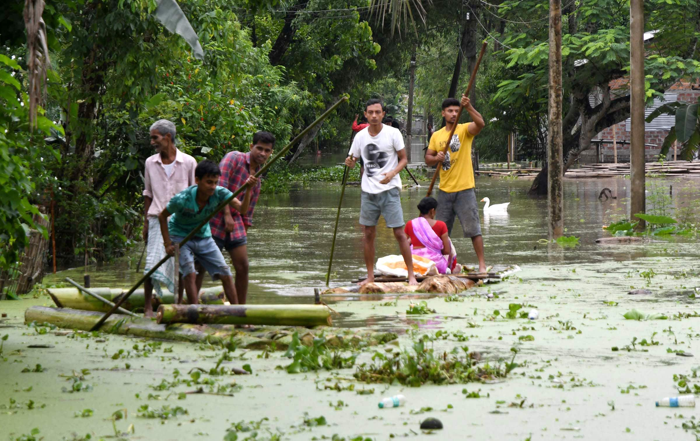 Over 4,200 villages hit due to Assam floods