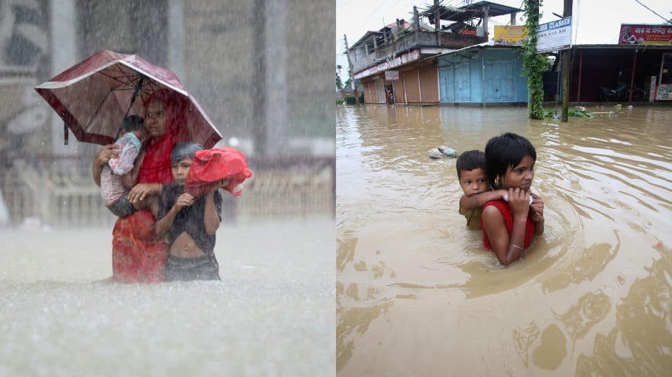 Children floating in pots, nearly 6 million people affected due to floods in Bangladesh