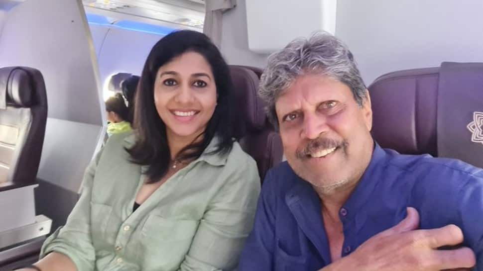 Legends Kapil Dev and Anju Bobby George bump into each other on a flight; pic goes viral