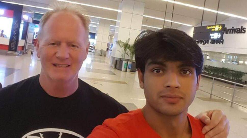 Neeraj Chopra and Garry Calvert