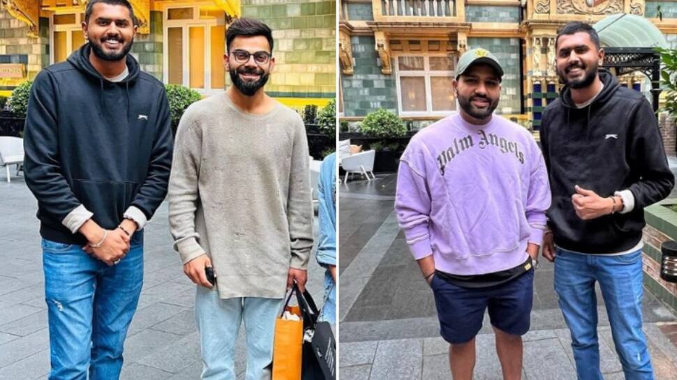 India vs England 2022: Virat Kohli, Rohit Sharma go shopping in London, click selfies with fans - check pics