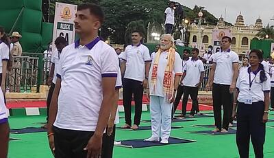 PM Modi kicks off yoga day events in Mysuru