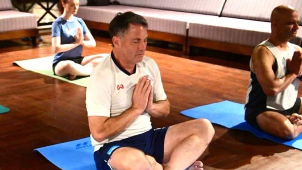 Worldwide Day of Yoga: Australian Defence Minister performs yoga in Delhi