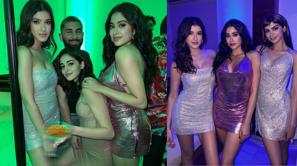 Kapoor sisters party with Ananya Panday