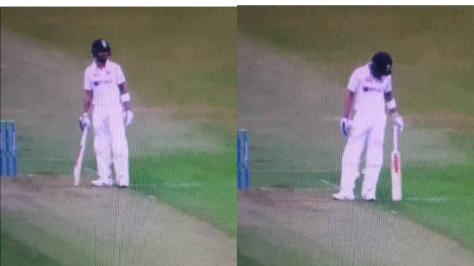 Watch: Virat Kohli tries to make bat stand like Joe Root during India vs Leicestershire warm-up, fails and Netizens react